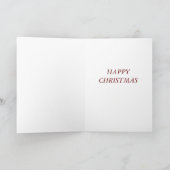 ビンテージクリスマス出生 シーズンカード (内部)