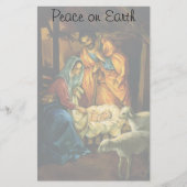 ビンテージクリスマス出生、マンガーのベビーイエス (正面)