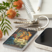 ビンテージクリスマス出生、マンガーのベビーイエス キーホルダー (正面右)