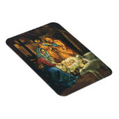 ビンテージクリスマス出生、マンガーのベビーイエス マグネット (右側)