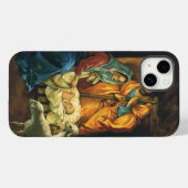 ビンテージクリスマス出生、マンガーのベビーイエス Case-Mate iPhoneケース (裏面 (横))