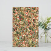 ビンテージクリスマス紙シート (スタンド正面)