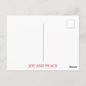 ビンテージクリスマス葉書 ポストカード (裏面)