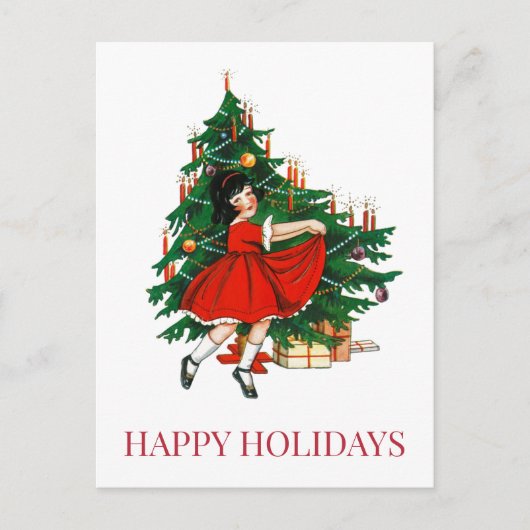 ビンテージクリスマス葉書 ポストカード (正面)