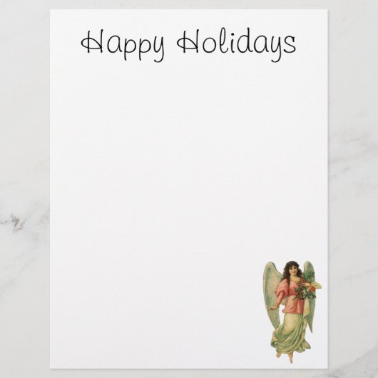 ビンテージクリスマス、アンティークビクトリアン天使 (正面)