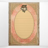 ビンテージクリスマス – グリーティングカード 三つ折りクリスマスカード (内部中)