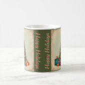 ビンテージクリスマス コーヒーマグカップ (中央)