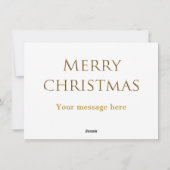 ビンテージクリスマス シーズンカード (裏面)