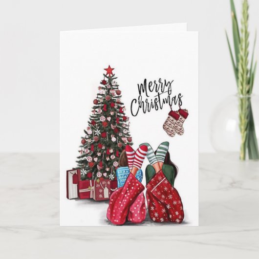 ビンテージクリスマス シーズンカード (正面)