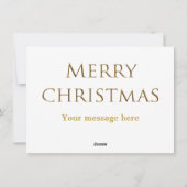 ビンテージクリスマス シーズンカード (裏面)