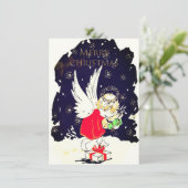 ビンテージクリスマス シーズンカード (スタンド正面)