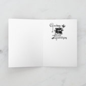 ビンテージクリスマス シーズンカード (内部)