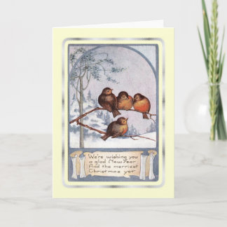 ビンテージクリスマス シーズンカード