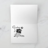 ビンテージクリスマス シーズンカード (内部)