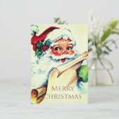 ビンテージクリスマス シーズンカード (スタンド正面)