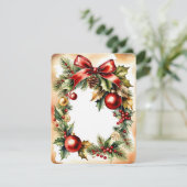 ビンテージクリスマス シーズンカード (スタンド正面)