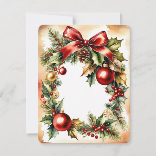 ビンテージクリスマス シーズンカード (正面)