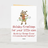 ビンテージクリスマス シーズンカード (裏面)