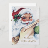 ビンテージクリスマス シーズンカード (正面/裏面)