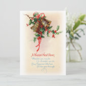 ビンテージクリスマス シーズンカード (スタンド正面)