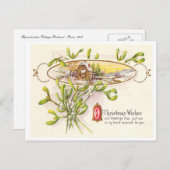 ビンテージクリスマス シーズンポストカード (正面/裏面)