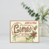 ビンテージクリスマス シーズンポストカード (スタンド正面)