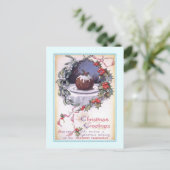 ビンテージクリスマス シーズンポストカード (スタンド正面)