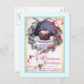 ビンテージクリスマス シーズンポストカード (正面/裏面)