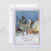 ビンテージクリスマス シーズンポストカード (正面/裏面)