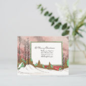 ビンテージクリスマス シーズンポストカード (スタンド正面)