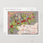 ビンテージクリスマス シーズンポストカード (正面/裏面)