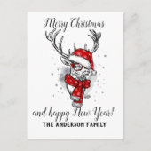 ビンテージクリスマス シーズンポストカード (正面)