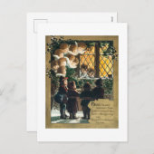 ビンテージクリスマス シーズンポストカード (正面/裏面)