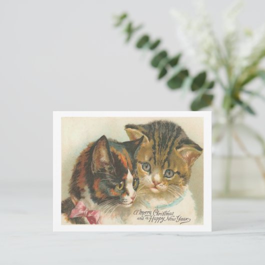 ビンテージクリスマス シーズンポストカード (スタンド正面)