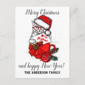 ビンテージクリスマス シーズンポストカード (正面)