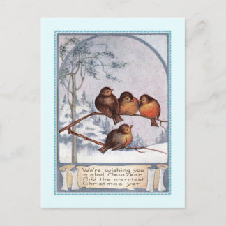 ビンテージクリスマス シーズンポストカード