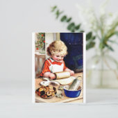 ビンテージクリスマス シーズンポストカード (スタンド正面)