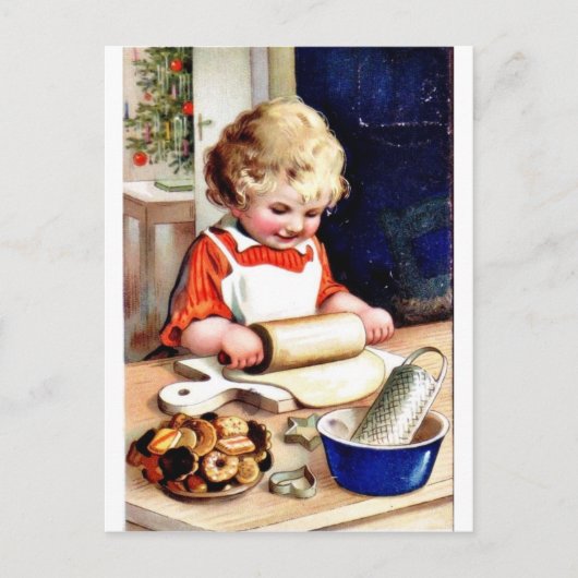 ビンテージクリスマス シーズンポストカード (正面)