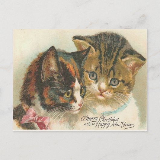 ビンテージクリスマス シーズンポストカード (正面)