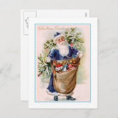 ビンテージクリスマス シーズンポストカード (正面/裏面)