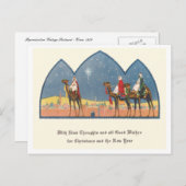 ビンテージクリスマス シーズンポストカード (正面/裏面)