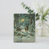 ビンテージクリスマス シーズンポストカード (スタンド正面)