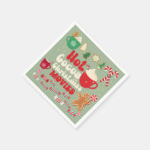 ビンテージクリスマス スタンダードカクテルナプキン (角)