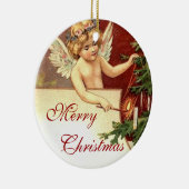 ビンテージクリスマス セラミックオーナメント (右)