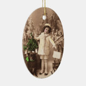 ビンテージクリスマス セラミックオーナメント (右)