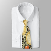 ビンテージクリスマス ツリーとキャンドルと星 ネクタイ (タイ)