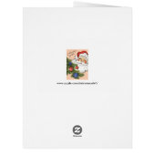 ビンテージクリスマス ハロー! 陽気なサンタクロース (裏面)