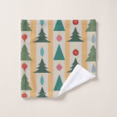 ビンテージクリスマス バスタオルセット (ウォッシュタオル)