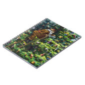 ビンテージクリスマス、ビクトリアンサンタクロースとツリー ノートブック (左側)