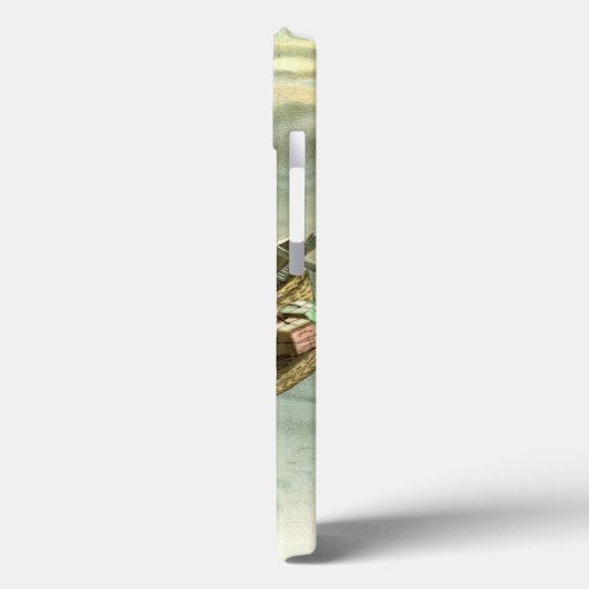 ビンテージクリスマス、ビクトリアンスタイルのサンタクロースのおもちゃ Case-Mate iPhoneケース (裏面 / 左)